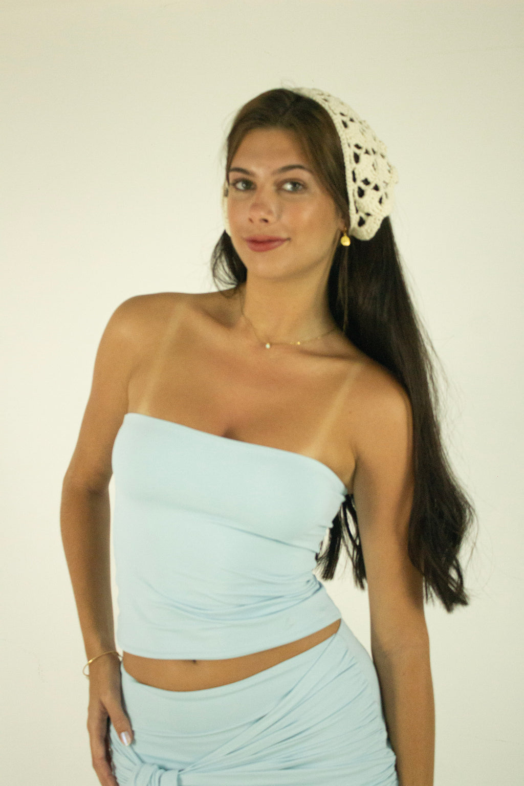 Bandana Crochet Cru