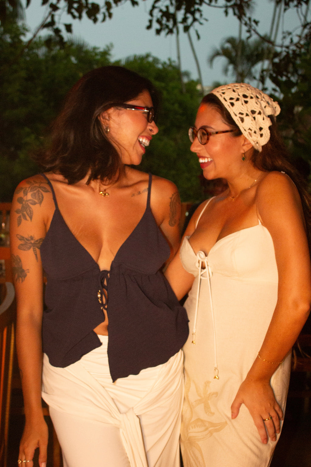 Bandana Crochet Cru
